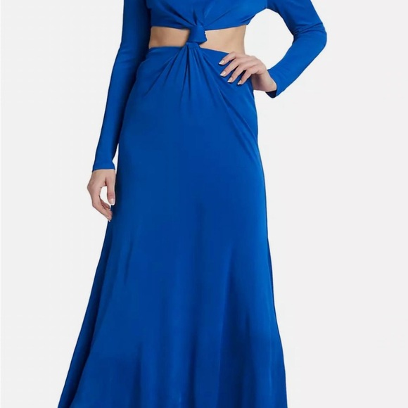 Farm Rio Cobalt Blue Knot Dress - Picture 6 of 8